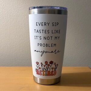 Floral Retired Tumbler